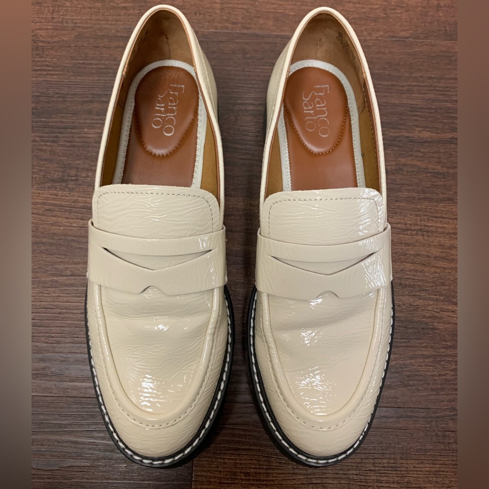 Franco Sarto Women’s Off White Balin Loafer